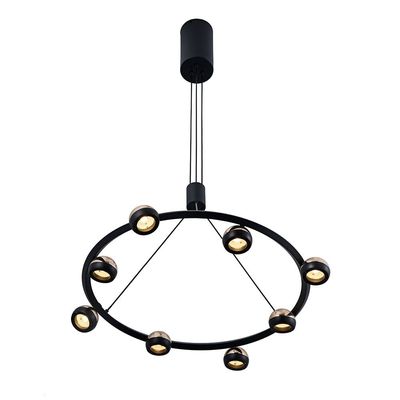 Serena Chandelier Iron+Alu D62 Xh15X W62 Led Black Zl2393/8A